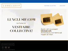 Tablet Screenshot of luxclusif.com